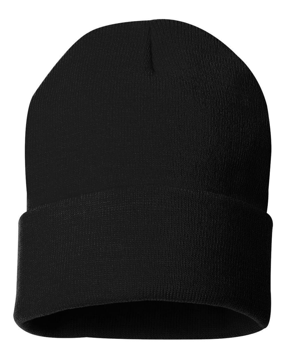 Custom Leather Patch Beanie Wholesale