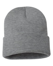 Load image into Gallery viewer, Custom Leather Patch Beanie Wholesale
