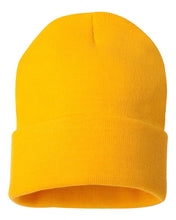 Load image into Gallery viewer, Custom Leather Patch Beanie Wholesale
