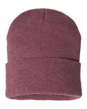 Load image into Gallery viewer, Custom Leather Patch Beanie Wholesale
