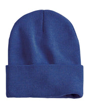 Load image into Gallery viewer, Custom Leather Patch Beanie Wholesale
