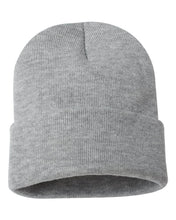 Load image into Gallery viewer, Custom Leather Patch Beanie
