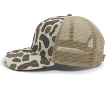 Load image into Gallery viewer, Leather Patch Hats - OC - CAMO M
