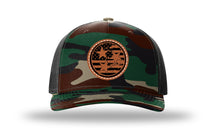 Load image into Gallery viewer, TN Tristar Flag Leather Patch Richardson 112 Duck Camo Hat
