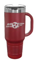 Load image into Gallery viewer, Tennessee Flag Tri-Star 40oz Handle Mug Laser Engraved
