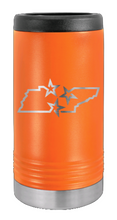 Load image into Gallery viewer, TN Tri-Star State Laser Engraved Slim Can Insulated Koosie
