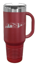 Load image into Gallery viewer, Tennessee Mountains 40oz Handle Mug Laser Engraved
