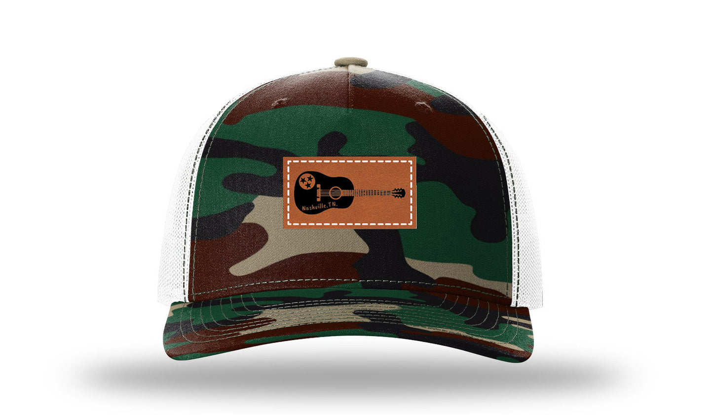 Green Camo / White