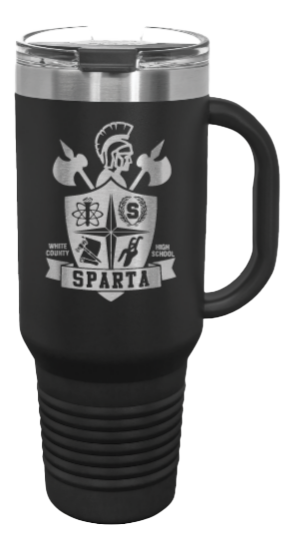 WCHS Shield 40oz Handle Mug Laser Engraved