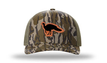 Load image into Gallery viewer, Turkey Leather Patch Richardson 112 Duck Camo Hat
