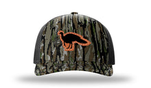 Load image into Gallery viewer, Turkey Leather Patch Richardson 112 Duck Camo Hat
