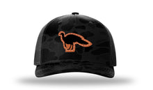 Load image into Gallery viewer, Turkey Leather Patch Richardson 112 Duck Camo Hat

