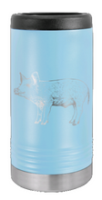 Load image into Gallery viewer, Pig Laser Engraved Slim Can Insulated Koosie
