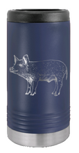 Load image into Gallery viewer, Pig Laser Engraved Slim Can Insulated Koosie
