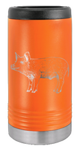 Load image into Gallery viewer, Pig Laser Engraved Slim Can Insulated Koosie
