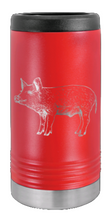 Load image into Gallery viewer, Pig Laser Engraved Slim Can Insulated Koosie
