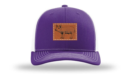 Purple / White