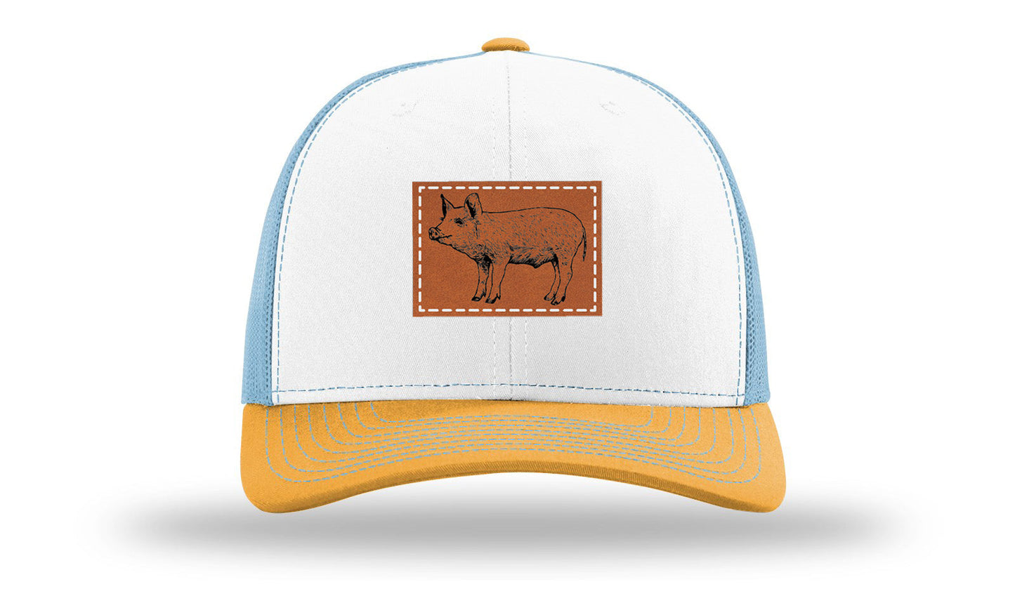 White / Columbia Blue / Yellow