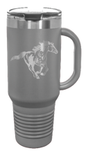 Load image into Gallery viewer, Horse 3 40oz Handle Mug Laser Engraved
