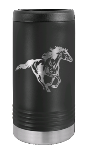 Horse 3 Laser Engraved Slim Can Insulated Koosie