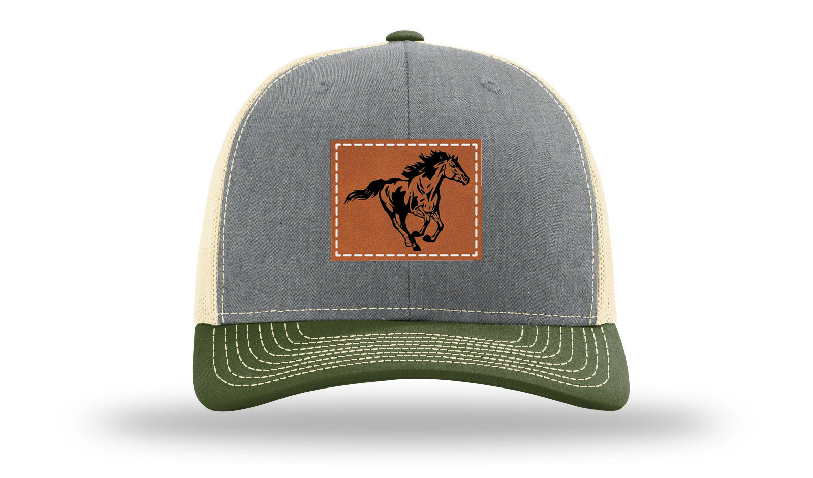Heather Grey / Birch / Army Olive