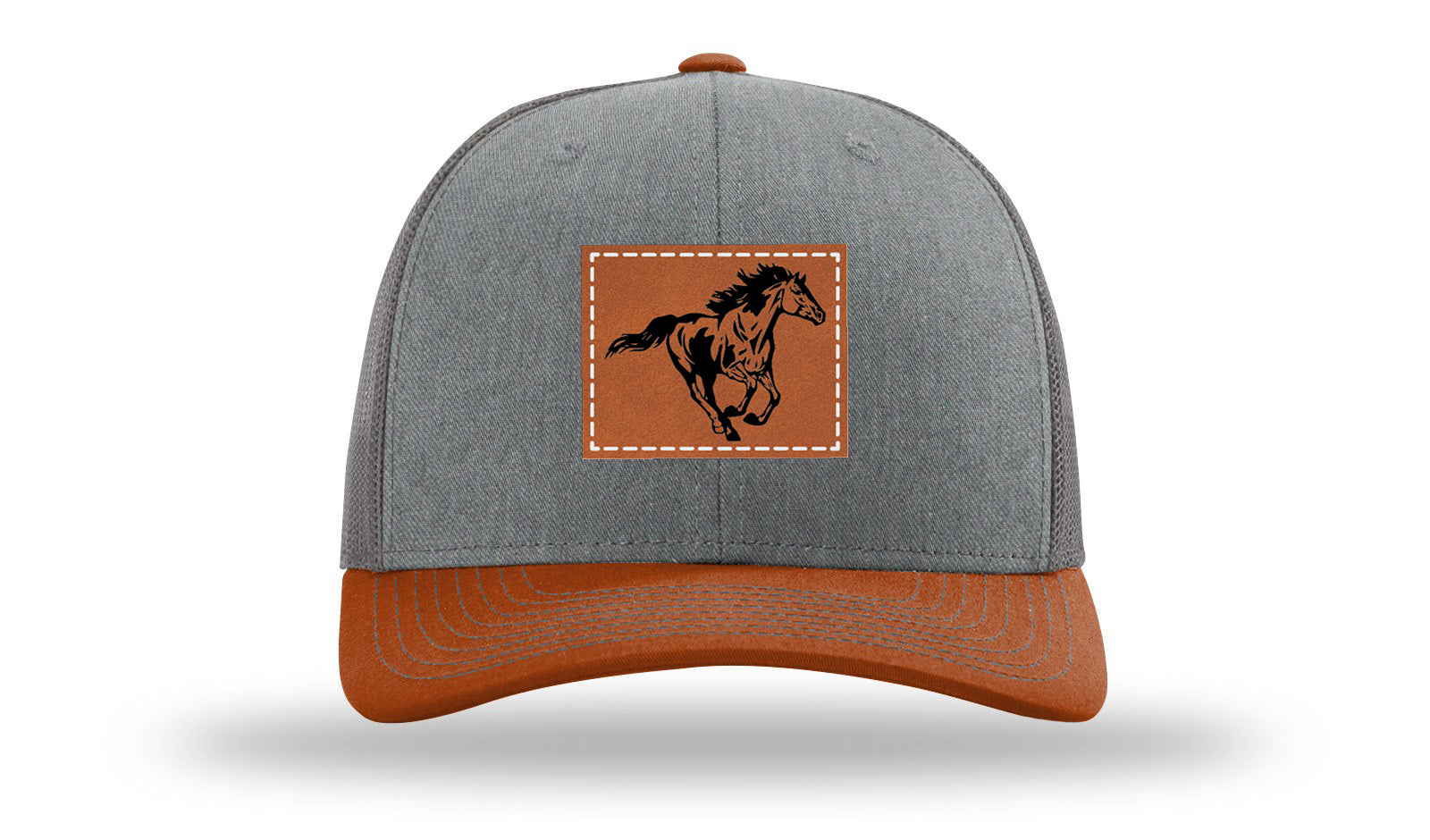 Heather Grey / Charcoal / Dark Orange
