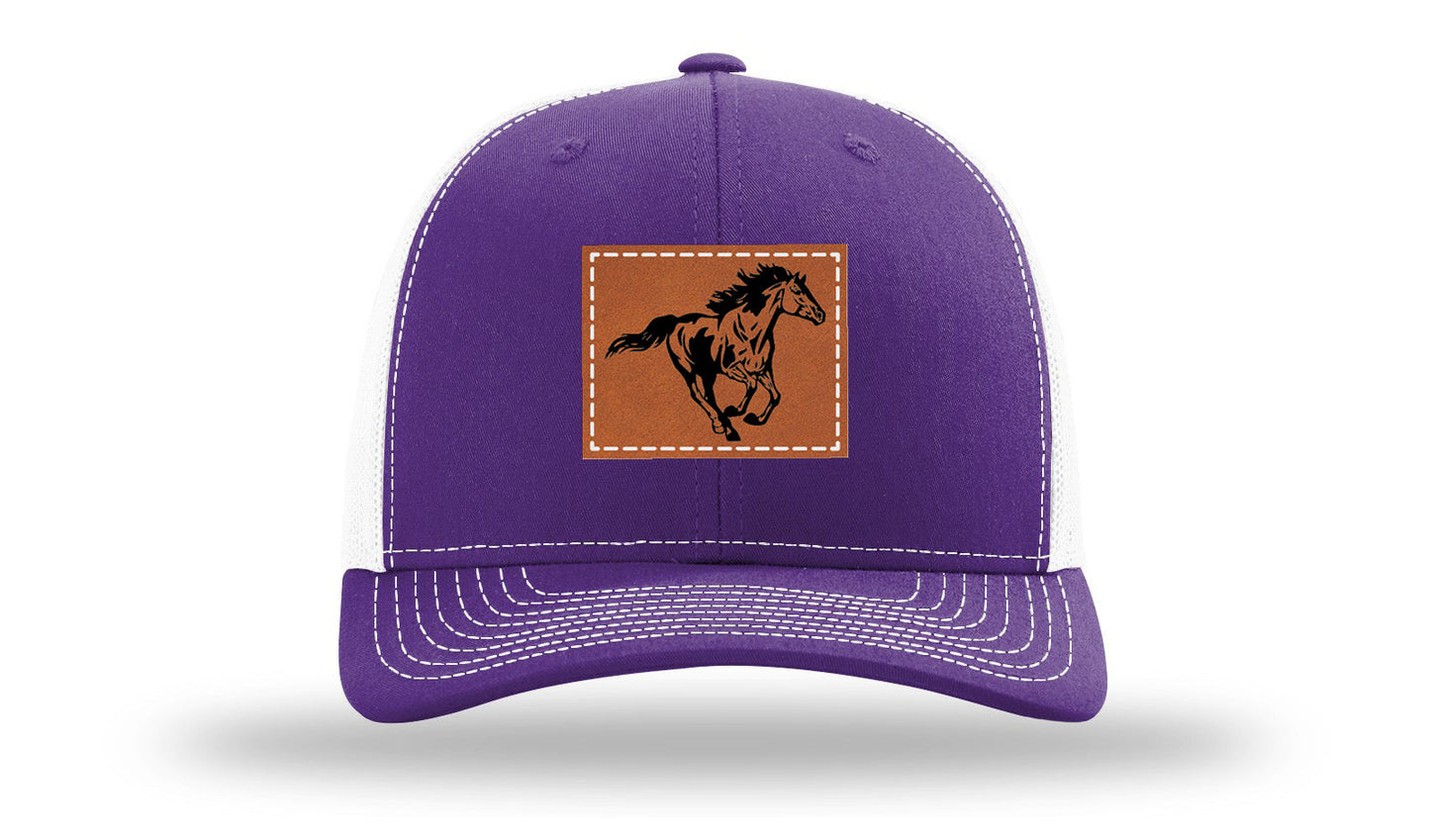 Purple / White