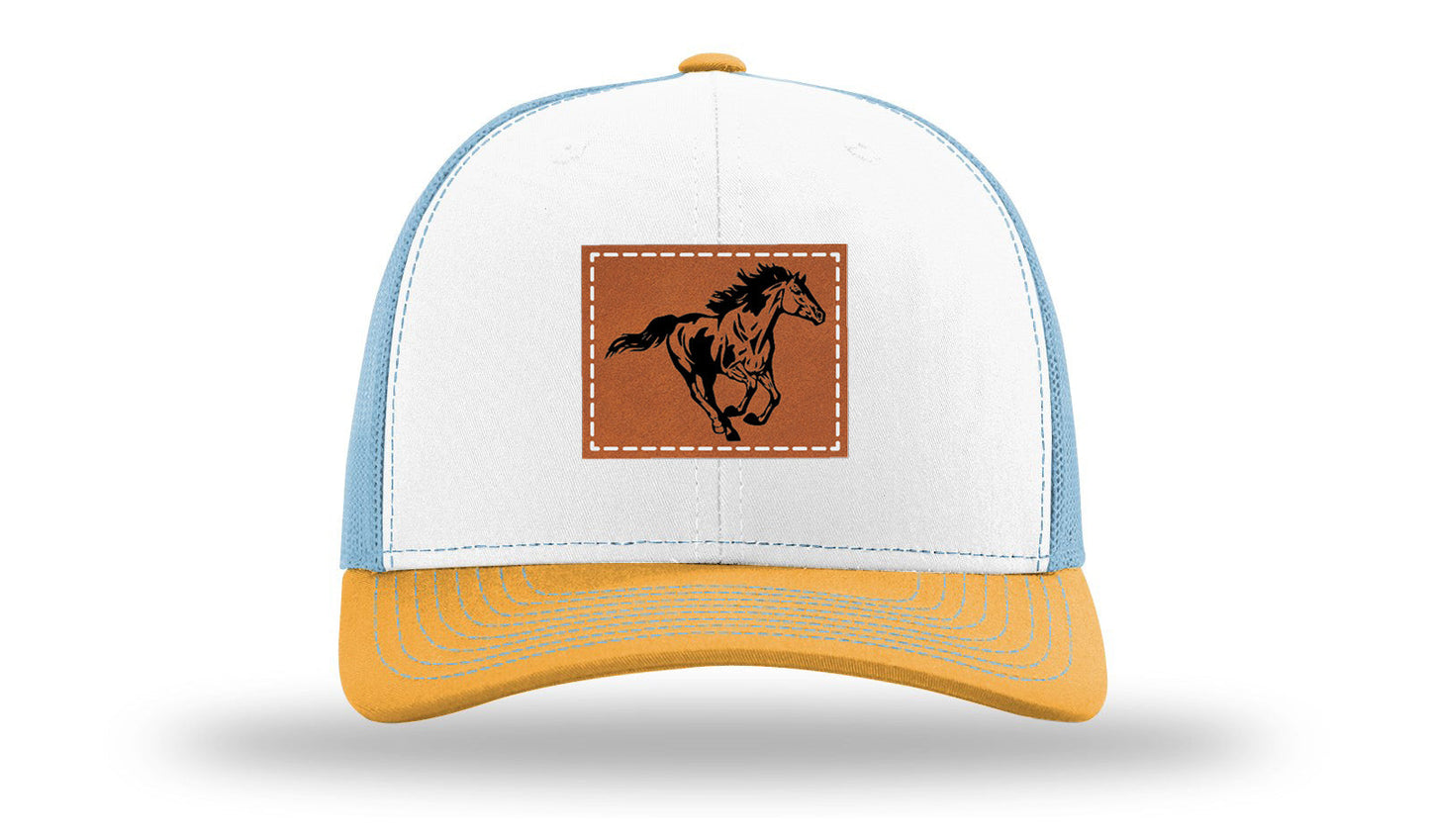 White / Columbia Blue / Yellow