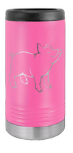 Load image into Gallery viewer, Pig 2 Laser Engraved Slim Can Insulated Koosie
