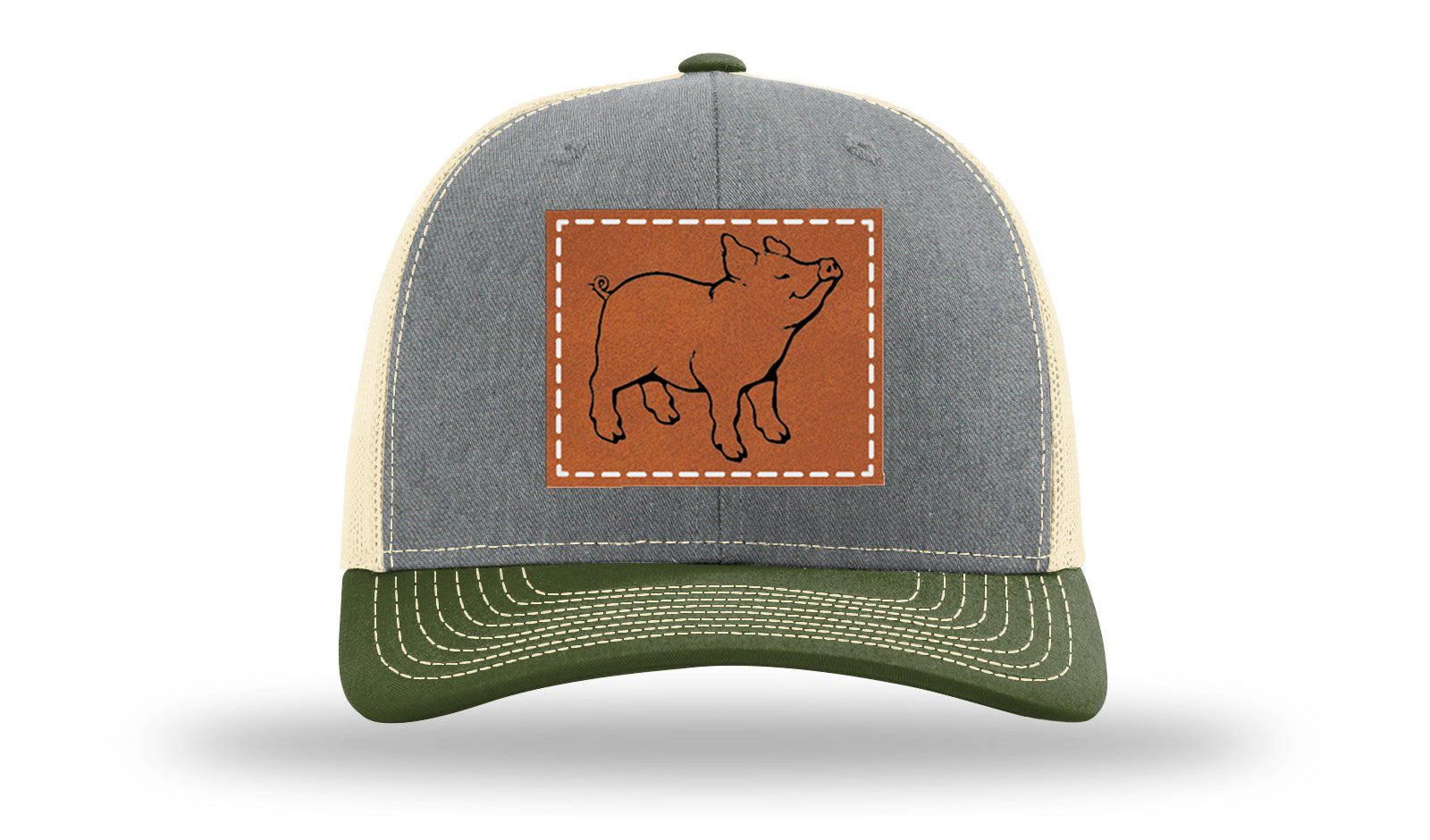 Heather Grey / Birch / Army Olive