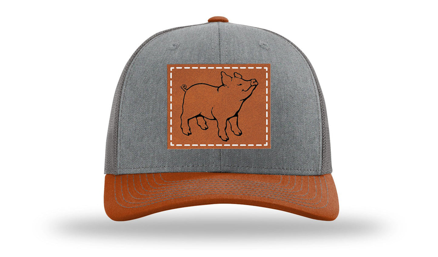 Heather Grey / Charcoal / Dark Orange