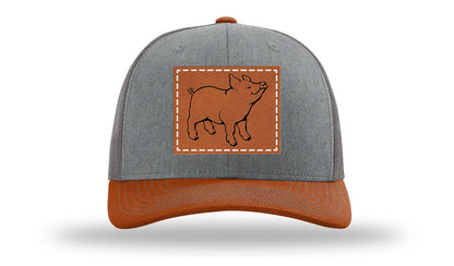 Heather Grey / Charcoal / Dark Orange