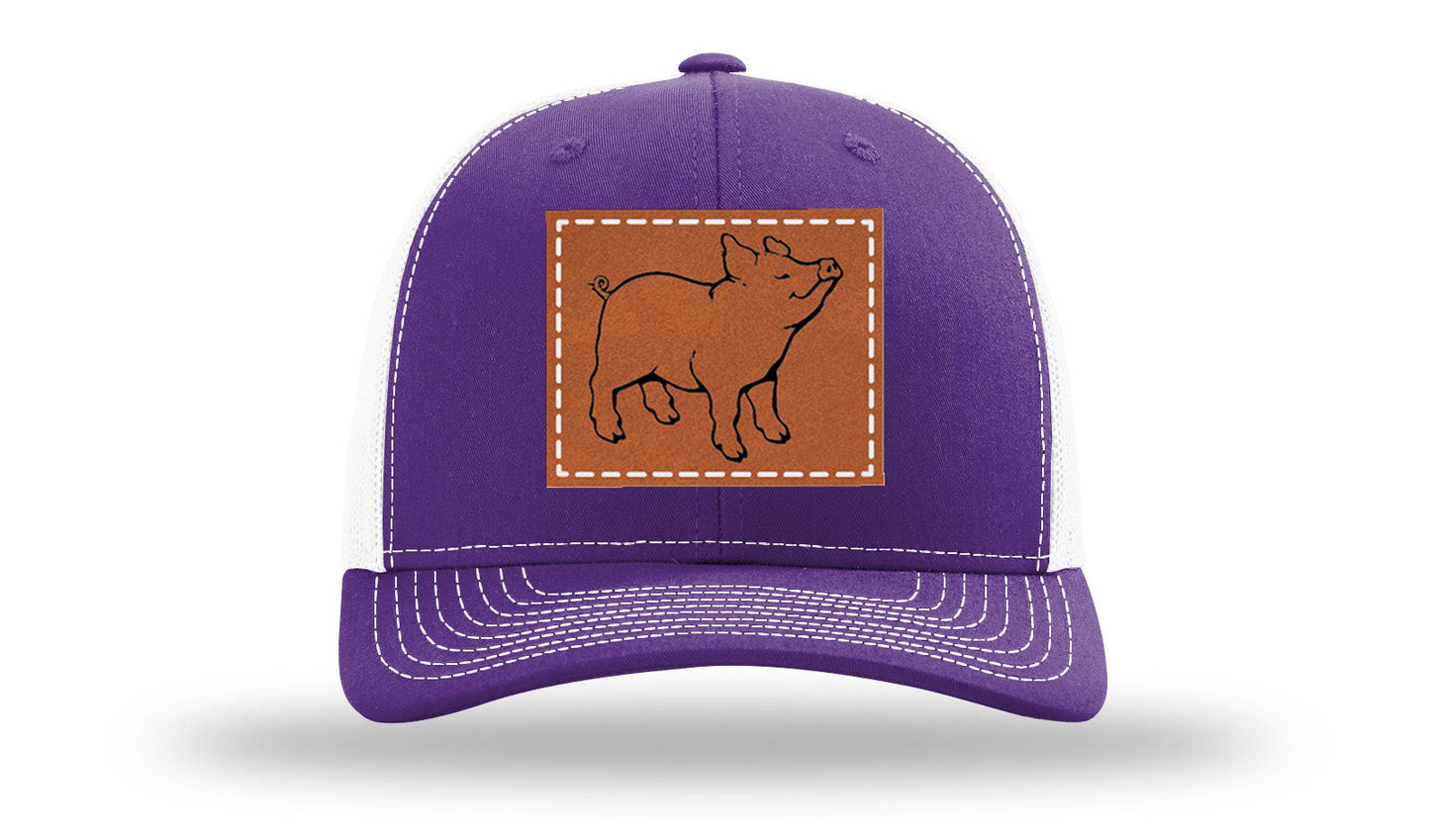 Purple / White