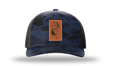 Load image into Gallery viewer, Floral Horse Leather Patch Richardson 112PFP Camo Hat
