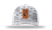 Load image into Gallery viewer, Floral Horse Leather Patch Richardson 112PFP Camo Hat
