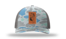 Load image into Gallery viewer, Floral Horse Leather Patch Richardson 112PFP Camo Hat
