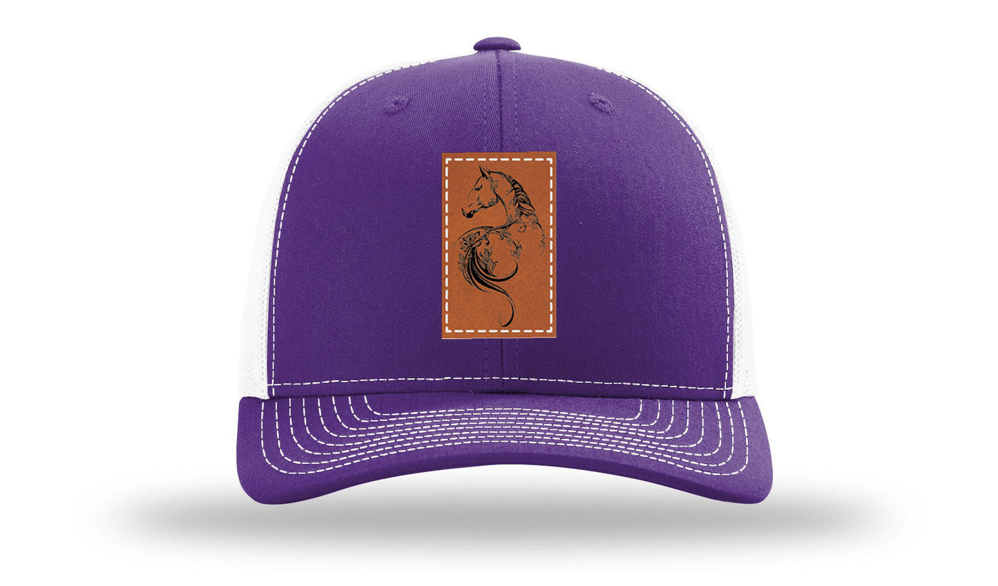 Purple / White