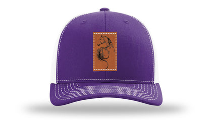 Purple / White