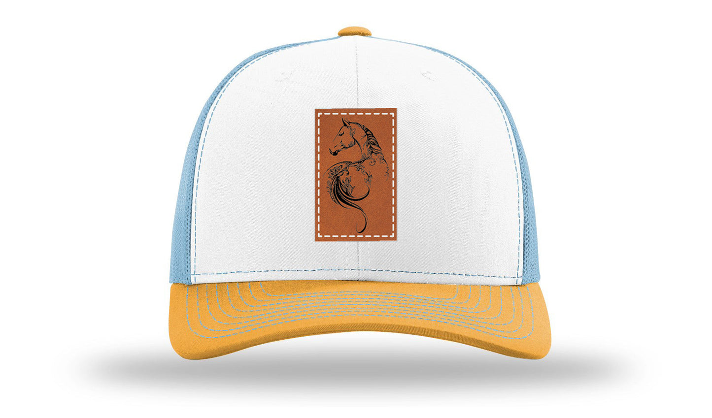 White / Columbia Blue / Yellow
