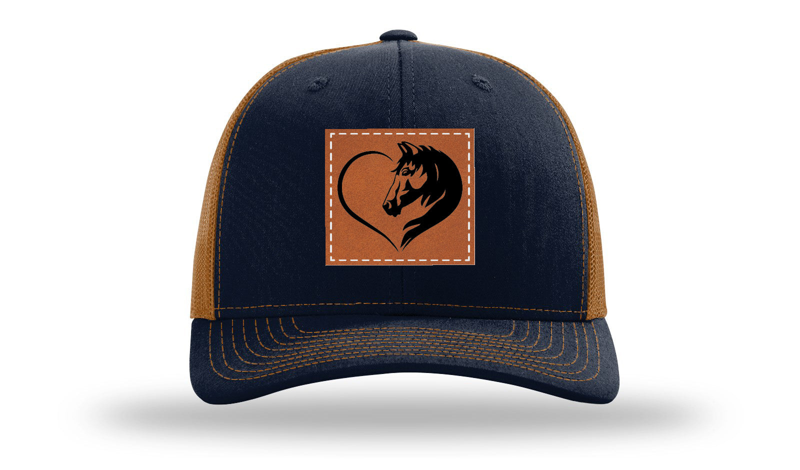 Navy / Caramel