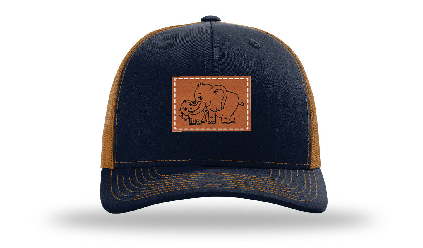 Navy / Caramel