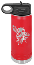 Load image into Gallery viewer, Cow Laser Engraved Water Bottle (Etched)
