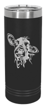 Load image into Gallery viewer, Cow Laser Engraved Skinny Tumbler (Etched)
