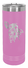 Load image into Gallery viewer, Cow Laser Engraved Skinny Tumbler (Etched)
