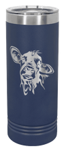 Load image into Gallery viewer, Cow Laser Engraved Skinny Tumbler (Etched)
