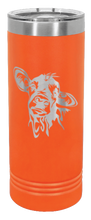 Load image into Gallery viewer, Cow Laser Engraved Skinny Tumbler (Etched)
