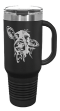 Load image into Gallery viewer, Cow 40oz Handle Mug Laser Engraved
