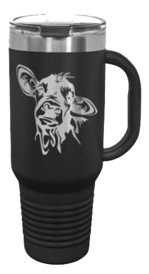Cow 40oz Handle Mug Laser Engraved