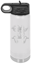 Load image into Gallery viewer, Goat Laser Engraved Water Bottle (Etched)
