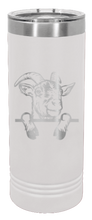 Load image into Gallery viewer, Goat Laser Engraved Skinny Tumbler (Etched)
